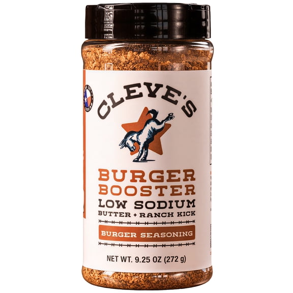 Cleve's Gourmet Burger Booster Butter Ranch Kick, Burger Seasoning for Grilling & Cooking, 9.25 oz