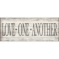 thumbnail image 3 of Killeen, Jen 18x10 Black Modern Framed Museum Art Print Titled - Love One Another Wood Sign, 3 of 5