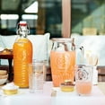 thumbnail image 5 of Bormioli Rocco Officina Water Bottle | 37.25 oz, Italian Glass Pitcher | Airtight Seal & Metal Clamp | Easy To Carry Handle, Dishwasher Safe & Eco-Friendly | Safe For Infused & Carbonated Drinks, 5 of 13