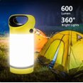 thumbnail image 1 of Lámpara de camping portátil a prueba de agua, 600 lúmenes, iluminación de 360°, 1 of 8