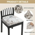 thumbnail image 3 of Dining Chair Seat Covers Set of 4, Stretch Printed Seat Covers for Dining Room Chairs, Soft Removable Chair Seat Protector Seat Cushion Slipcovers for Kitchen, Office, 3 of 6