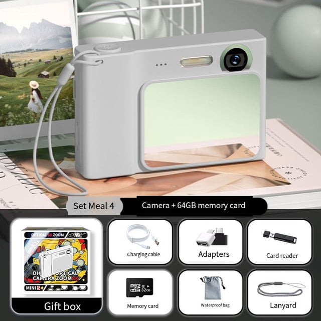 Cámara digital compacta 4K de 48 MP para estudiantes: ¡perfecta para viajes y selfies!