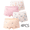 Combination A, variant on LYMAYTER 4PCS Cotton Underwear for Toddler Little Girls Cute Soft Breathable Comfortable Daily Wear Panties