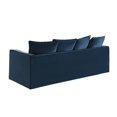 thumbnail image 4 of Anviora Home 83.5" Navy Velvet 3 - Seater Sofa with Washable Covers, 4 of 8