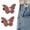 Red, variant on Detachable Butterfly Clips, Detachable Butterfly Jean Buttons Pant Waist Tightener for Loose Jeans, Adjustable Waist Buckle Sets No Sew and No Tools Decorative Waist Buckles, Jean Buttons Pins