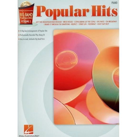 Hal Leonard Big Band Play-Along: Popular Hits - Piano: Big Band Play-Along Volume 2 (Other)