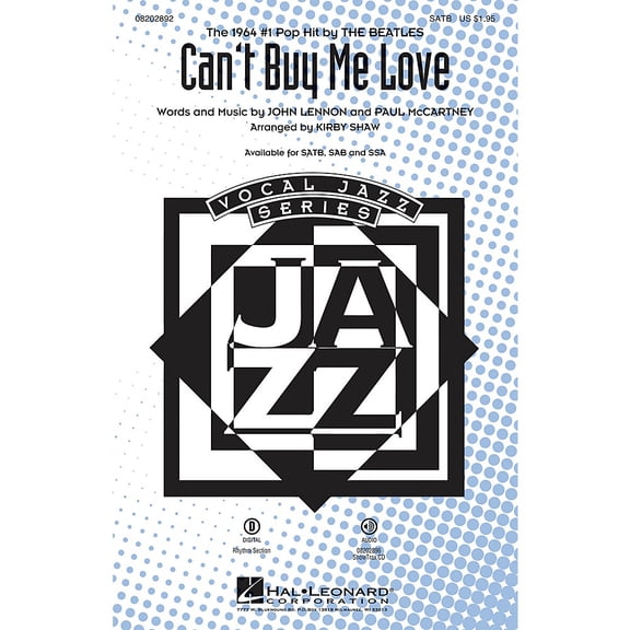 Can't Buy Me Love ShowTrax CD Pop Choral Series