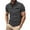 Dark Gray, variant on Men's Polo Shirts, Male Spring And Summer Plaid Short Sleeve T Shirt Solid Color Lapel Pocket Bottoming Shirt Top Mod Bod Tops Grey S