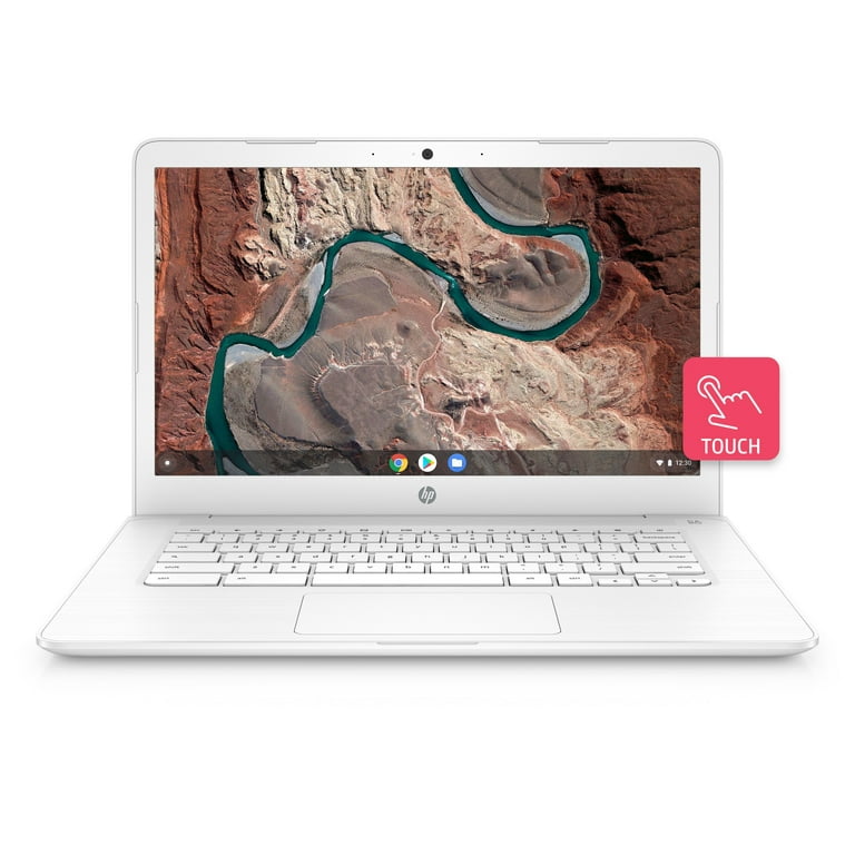Open Box) HP 14-db0070nr Snow White Touch Chromebook, 14