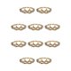 thumbnail image 3 of Guardurnaity Anillo de diamantes de imitación Accesorio de moda Anillos de lazo Regalo de aniversario Dorado Dorado 10piezas Guardurnaity CBP015409, 3 of 4