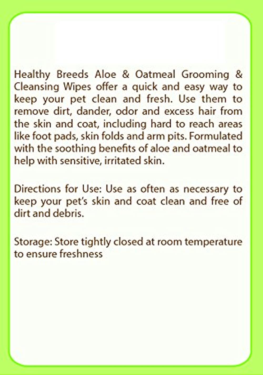 Healthy Breeds Bulldog Grooming Wipes 70 Count