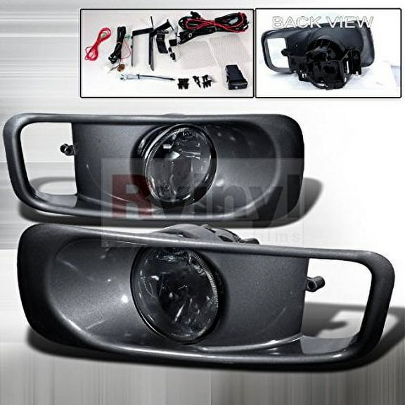 Spec-D Tuning LF-CV99GOEM Honda Civic Si Smoked Oem Style Fog Lights 99 00