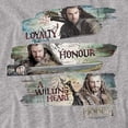 thumbnail image 2 of The Hobbit Loyalty and Honour Women's T Shirt, Athletic Heather, X-Large, 2 of 6