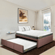 thumbnail image 1 of Cama doble Matrimonial Roomi Rosa + 2 Colchones Smile, 1 of 5