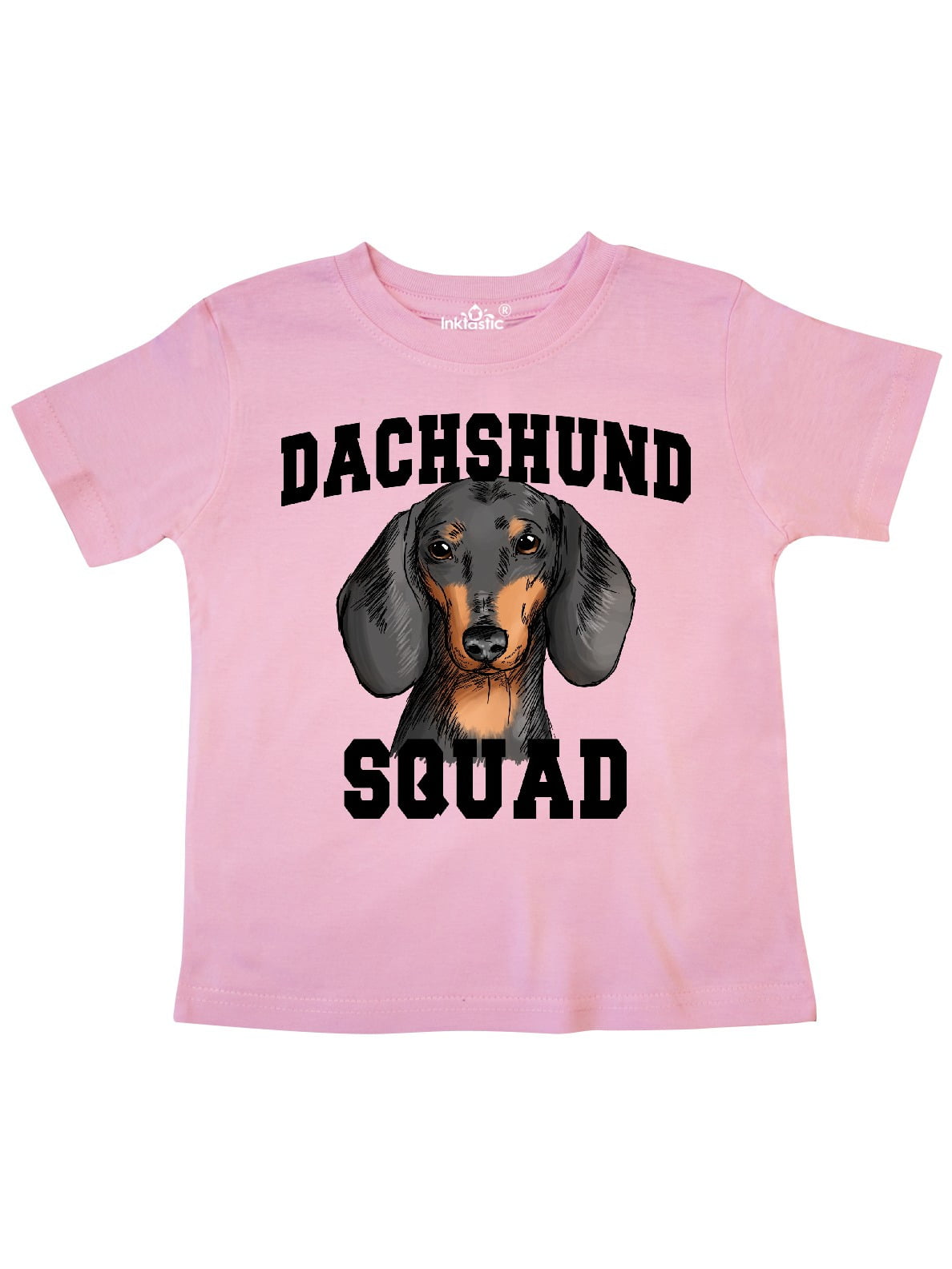 I Love Dachshund Toddler/Infant Girls Short Sleeve T-Shirts Ruffles Shirt T-Shirt for 2-6T 
