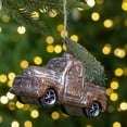 thumbnail image 2 of Northlight Retro Mercury Glass Country Rustic Pickup Truck Christmas Ornament - 5.75"  - Brown, 2 of 4