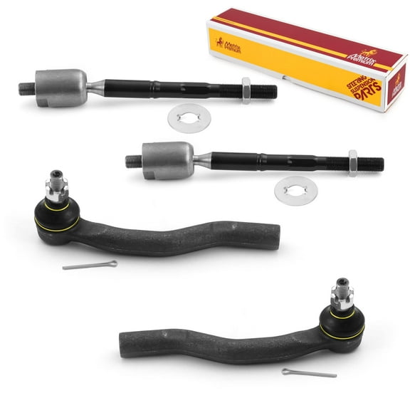Metrix Premium Chassis Parts - 4 PC Inner & Outer Tie Rod End Kit Fits 2002-2003 Lexus ES300, 2002-2003 Toyota Camry, Replacement EV420, ES3601, ES3600