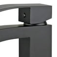 thumbnail image 2 of Bellaterra Home Cordoba Single Handle Bathroom Vanity Faucet with Overflow Drain in Black, 2 of 4