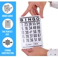 thumbnail image 2 of Baraja de cartas de bingo Regal Bingo Classic, reutilizable, 200 unidades, color blanco, 2 of 9