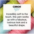 thumbnail image 4 of Hilo Caron Simply Soft Paquete de 3 - 510 g Acrílico Medio (Worsted), 4 of 9