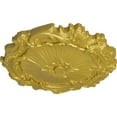 thumbnail image 3 of Ekena Millwork 16 3/4"OD x 1 3/8"P Plymouth Ceiling Medallion (Fits Canopies up to 1 5/8"), Hand-Painted Rich Gold, 3 of 6