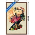 thumbnail image 5 of Floral Portrait of Woman Poster, 5 of 6