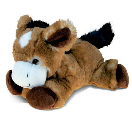 Super Soft Plush Lying Brown Donkey - Walmart.com