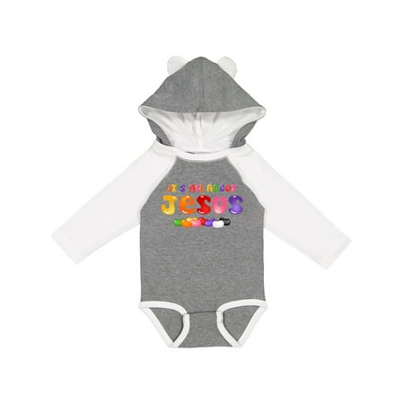 

Inktastic Jelly Bean Jesus Gift Baby Boy or Baby Girl Long Sleeve Bodysuit