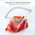 thumbnail image 4 of NutriChef PKICPAK5 - Ice Bag Cooler Pouches - Ice Cube Holding Bag Packs with Ziplock Seal, Re-Usable & Re-Sealable (20 Bags), 4 of 4
