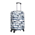 thumbnail image 3 of Kdxio Retro Coconut Tree Pattern Luggage Cover for Travel,Elastic and Durable,Fits 18-32 Inch,-No luggage included, 3 of 8