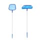 thumbnail image 1 of 1 Set Pool Scoop Net Telescopic Aluminum Rod Cleaning Net Pool Leaf Catching Net, 1 of 4