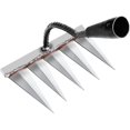 thumbnail image 1 of Hongchun 13.5*20*28cm Garden Rake - Rake Lawn Rake For Garden, Tine Rake For Weeding/Loosening/Seeding 5 Tooth Steel, 1 of 3