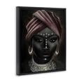 thumbnail image 3 of Stupell Industries Stoic & Elegant Woman Portrait Painting Black Floater Framed Canvas Art Print Wall Art, 17 x 21, 3 of 9