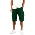 thumbnail image 6 of WERYOUNG Cargo Shorts For Men Solid Color Elastic Waist Casual Summer Athletic Shorts With Pockets For Outdoor Sports Versatile Bottoms XXXXL, 6 of 7