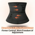 thumbnail image 4 of QRIC Women Sauna Waist Trainer Shapewear Corset Trimmer Belt With 2-Way Double Straps Workout Body Shaper Slimming Waist Band, 4 of 6