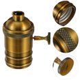 thumbnail image 4 of SHISUYAN Support de Suspension Vintage Support de Lampe Rétro Moulage sous Pression Douille de Lampe, 4 of 9