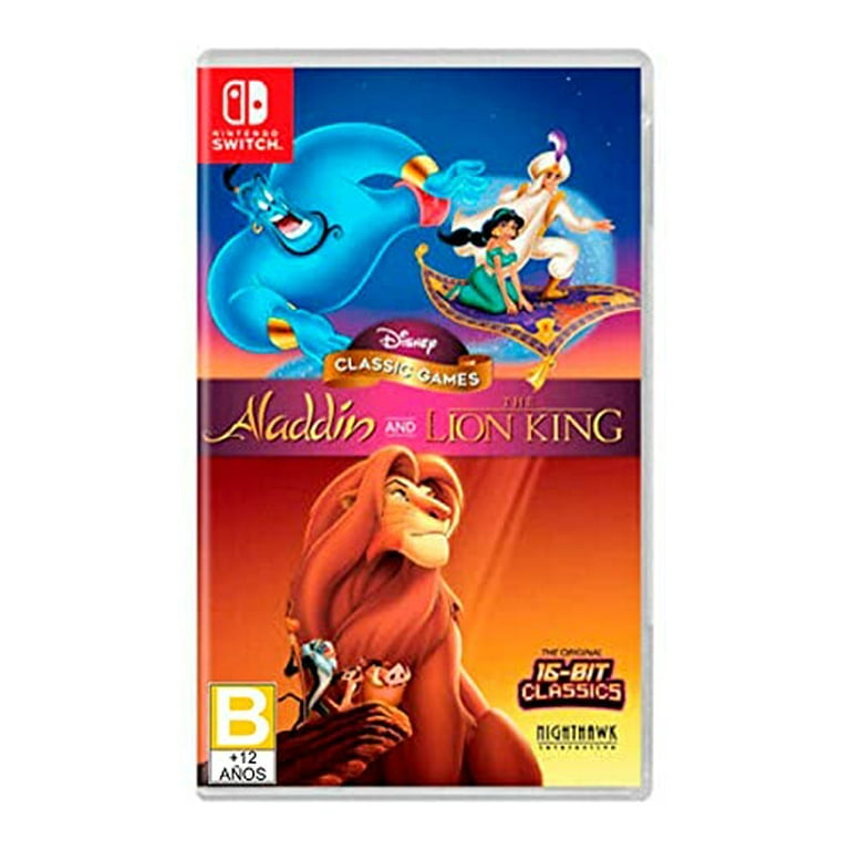Gør det ikke aluminium Lavet til at huske Nighthawk Interactive Disney Classic Games: Aladdin and The Lion King - Nintendo  Switch - Walmart.com