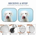 thumbnail image 6 of Fotbe Puppy Licks Nose 2-Piece Car Windshield Sun Shade | Sun Blocker for Car Windshield | Foldable Automotive Interior Accessories for Sun Protection-Small, 6 of 7