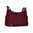 thumbnail image 4 of Baggallini New Classic "Heritage" Anywhere Large Hobo with RFID Phone Wristlet Eggplant, 4 of 6
