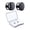 Black-2pcs, variant on LED Light Blocking Stickers, Smart Glasses Accessories, Reusable Anti-Glare Shield For Eyewear, Blackout LED Blocking Cover Light Blocker Covers for Glasses, Press-On Design(Black-4pcs,0.2x0.2")