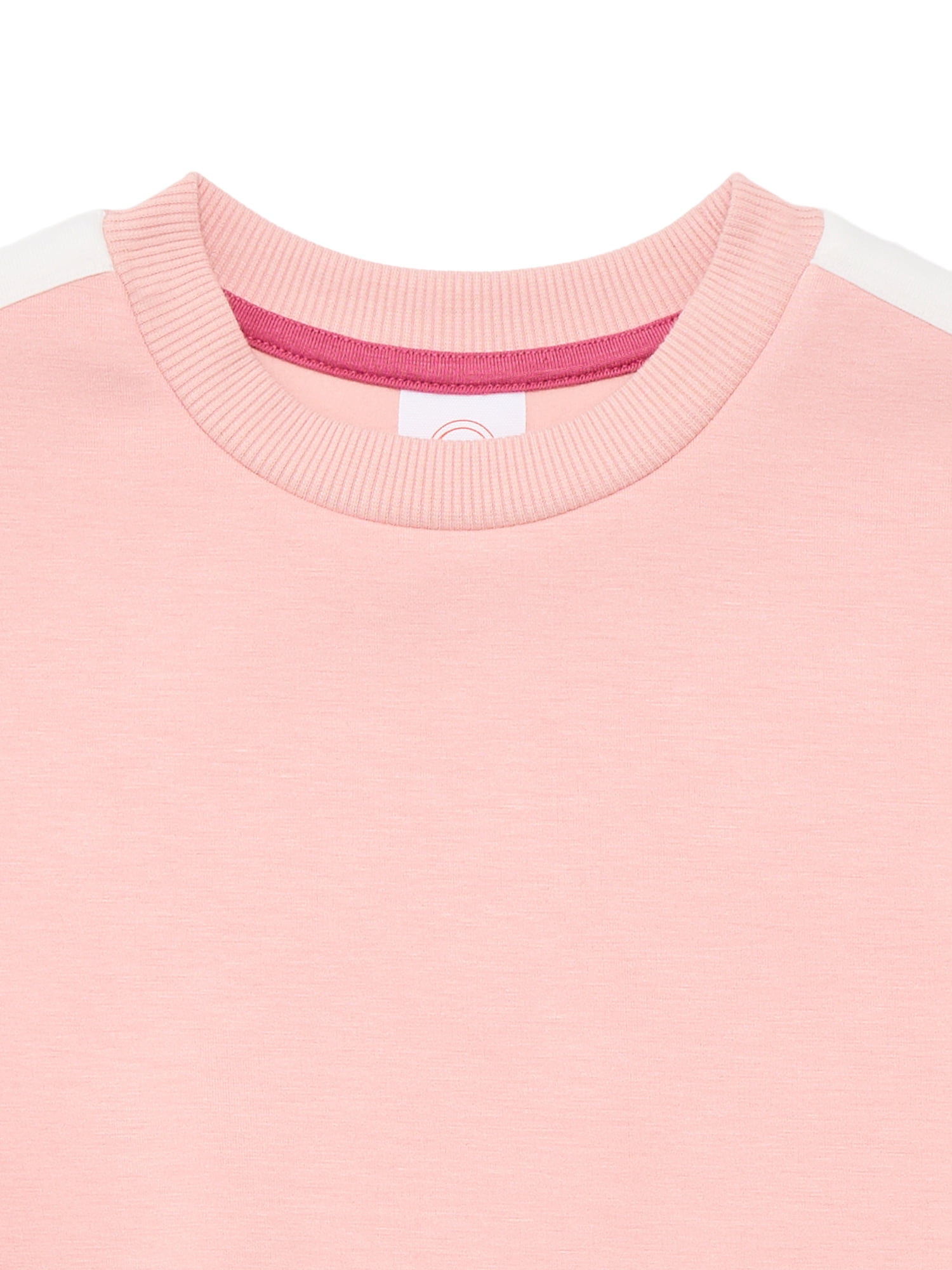 Wonder Nation Toddler Girls Crewneck Pullover with Bows, Sizes 12M-5T