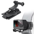 thumbnail image 4 of Camera Backpack Clip Clamp, High Clamping Force Checkered Nonslip Design Camera Backpack Mount Wear Resistant  For Hero 9, 4 of 8
