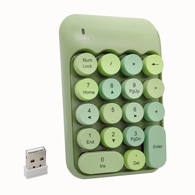 Teclado numérico Seaciyan, teclado numérico inalámbrico para computadora