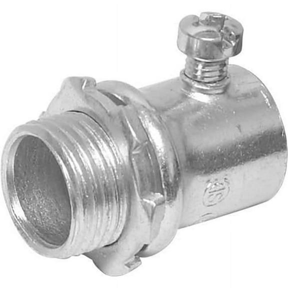 Topaz Electric 633S Emt Connector Set Screw Type 1 in. Steel