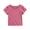 Hot Pink, variant on JoyHoop 1-6years Baby Girls Summer T-Shirt Cotton Flying Sleeves T-Shirt for Girls Summer Solid Tee Tops