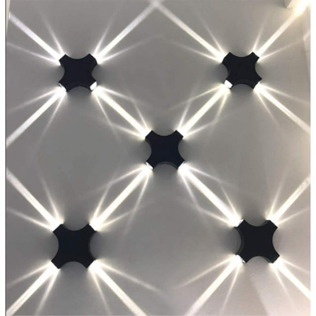 Applique Murale LED Moderne - Conception d'Angle de Faisceau Réglable, IP65 Imperméable à l'Eau LED Lampe Murale Extérieure / Intérieure, pour Couloir Salon