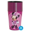 Disney Minnie Mouse Pink Plastic 16oz Cup Party Favors, 8ct