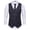 Black, variant on EQWLJWE Men Woolen Double-breasted Vest Suit Retro Business Waistcoat Men's Coat Jacket Holiday Clearance