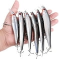 thumbnail image 3 of Topwater Fishing Lures Kit, 6 Packs Assorted Surf Fish Bait Jerkbait Saltwater Minnow Lures Hard Baits Popper Plugs for Striped Bass Offshore Sea Fishing Tackle, 3 of 7