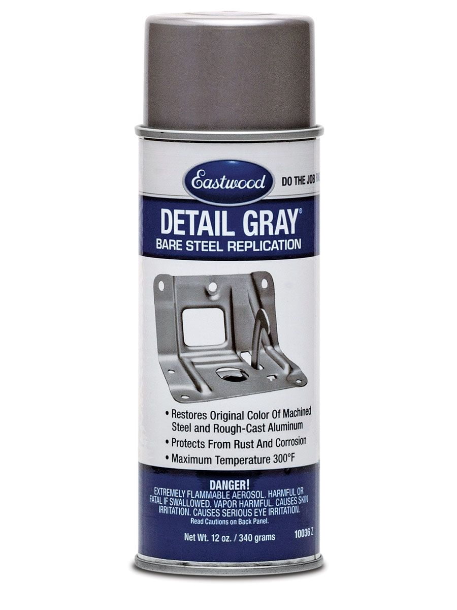 Eastwood Spray Gray Detail Gray Aluma Blast Stainless Steel Detail Paint Kit